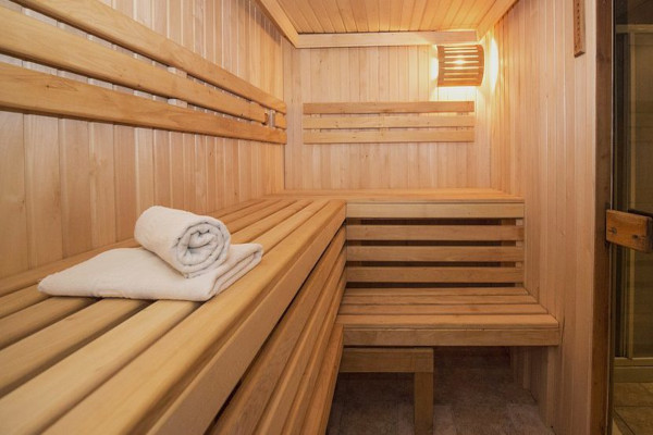 sauna facility of gym 